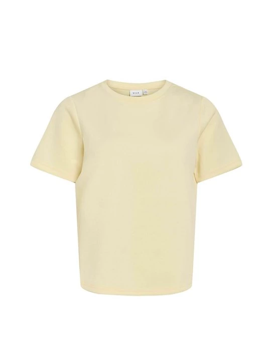 Foto van product T-shirt basic Vila geel