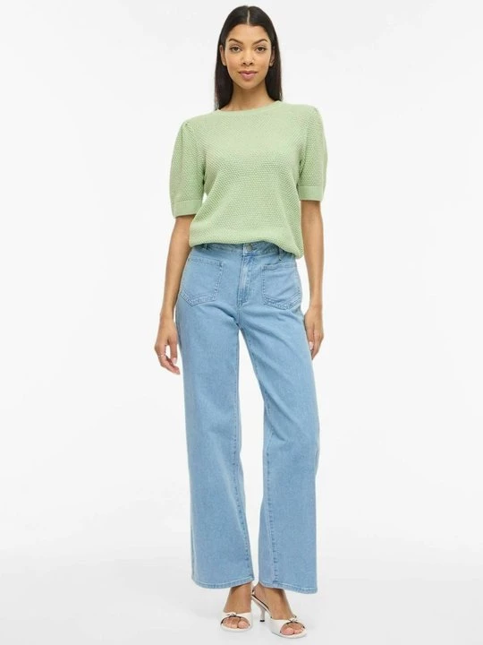Foto van product T-shirt basic Vila groen