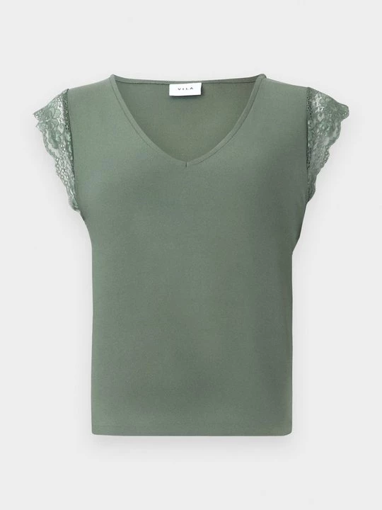 Foto van product T-shirt basic Vila groen