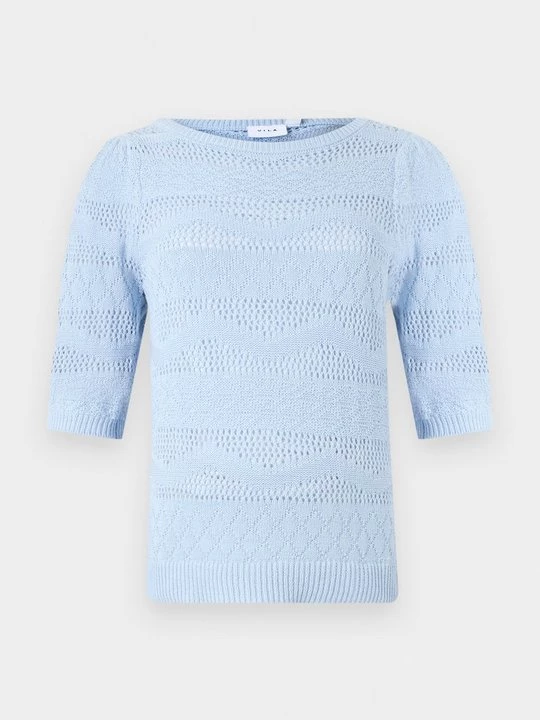 Foto van product T-shirt basic Vila lichtblauw