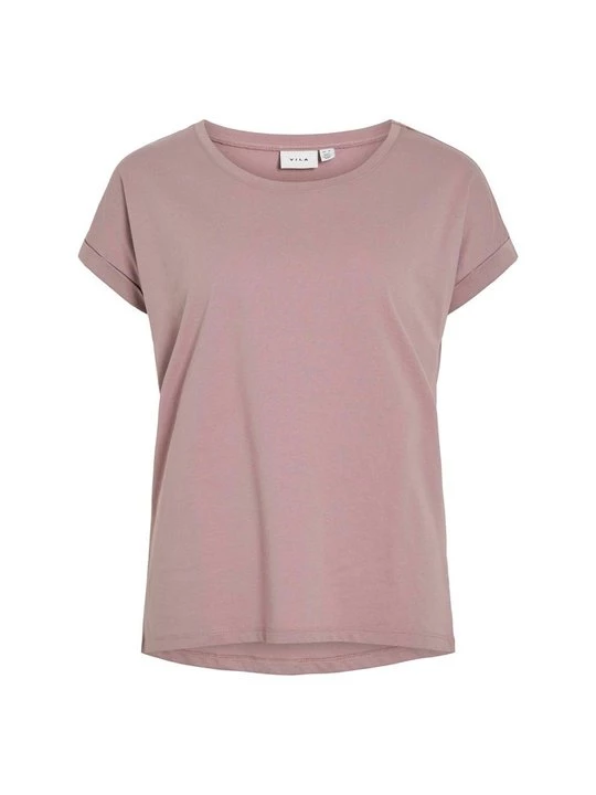 Foto van product T-shirt basic Vila mauve