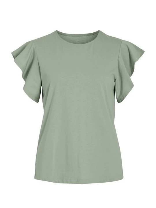 Foto van product T-shirt basic Vila mintgroen