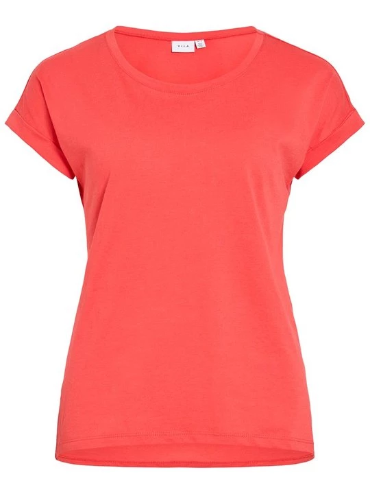 Foto van product T-shirt basic Vila rood