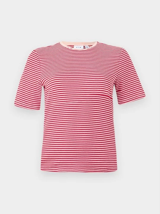 Foto van product T-shirt basic Vila rood