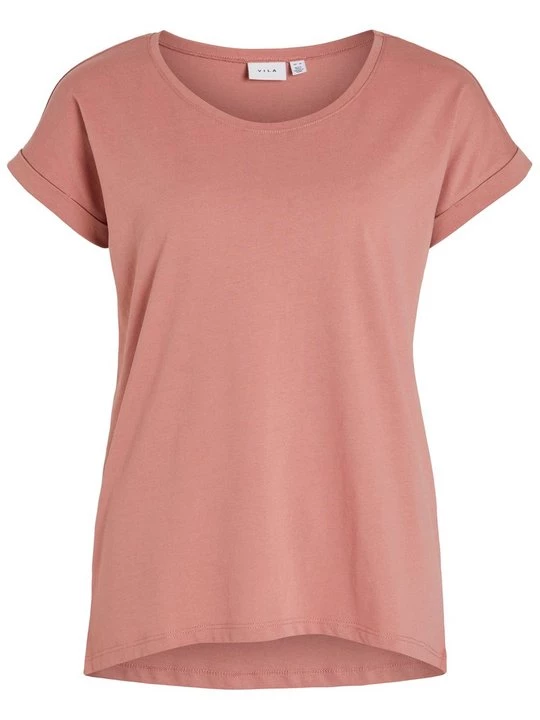 Foto van product T-shirt basic Vila roze