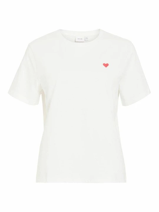 Foto van product T-shirt basic Vila wit