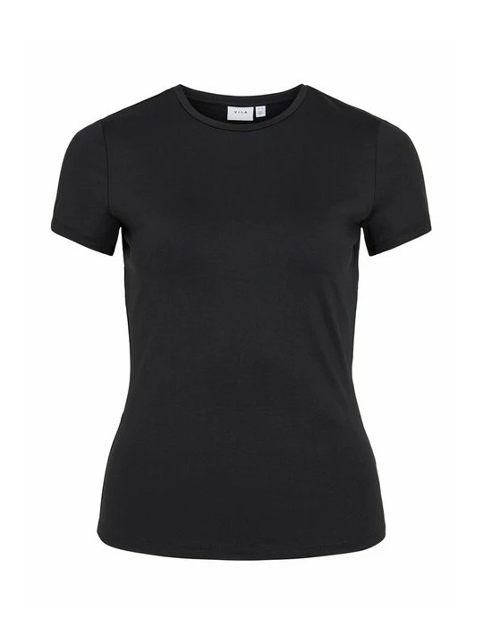 Foto van product T-shirt basic Vila zwart