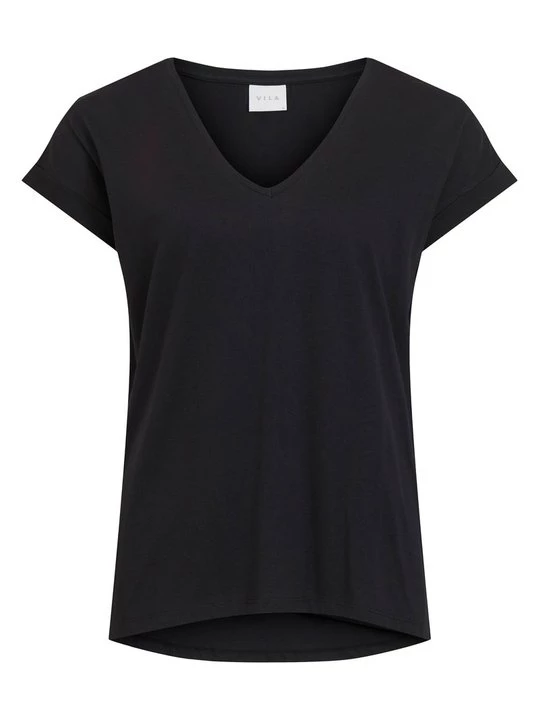 Foto van product T-shirt basic Vila zwart