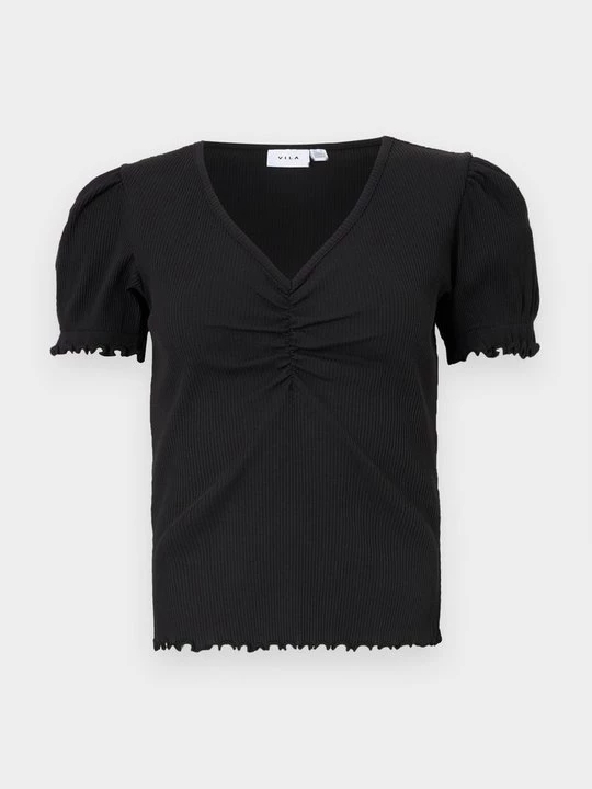 Foto van product T-shirt basic Vila zwart