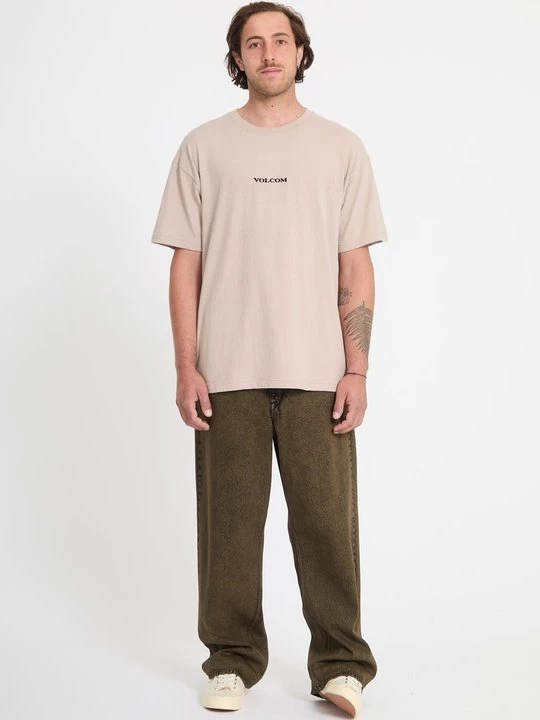 Foto van product T-shirt basic Volcom donkerbruin