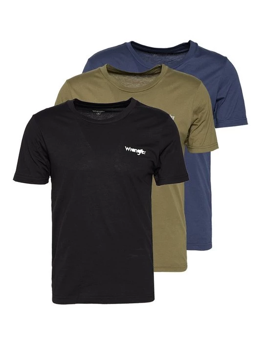 Foto van product T-shirt basic Wrangler olijfgroen