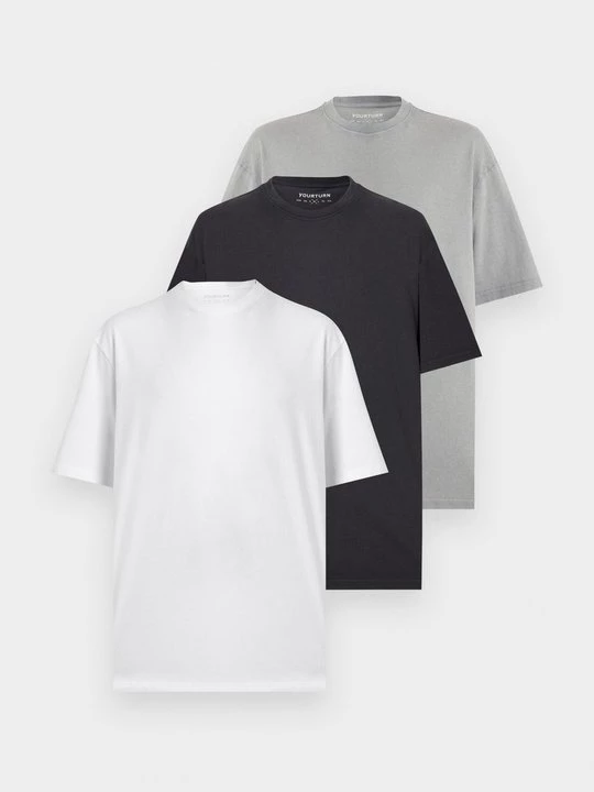 Foto van product T-shirt basic YOURTURN By Zalando donkergrijs