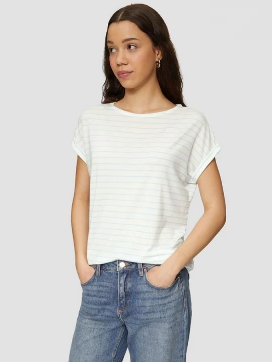 Foto van product T-shirt gemaakt van lyocell-mix QS