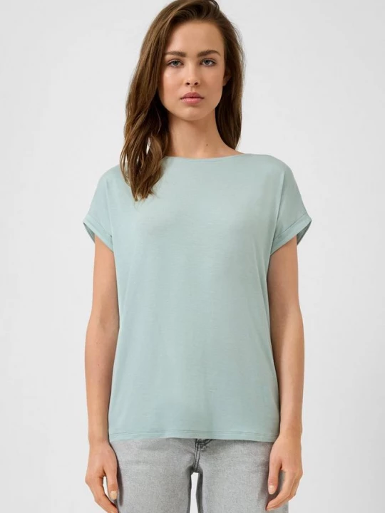 Foto van product T-shirt gemaakt van lyocell-mix QS
