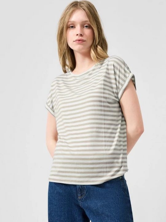 Foto van product T-shirt gemaakt van lyocell-mix QS