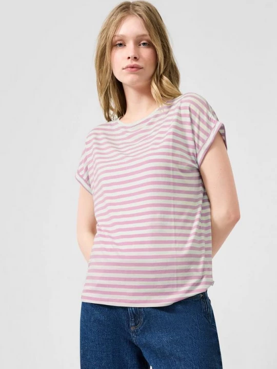Foto van product T-shirt gemaakt van lyocell-mix QS