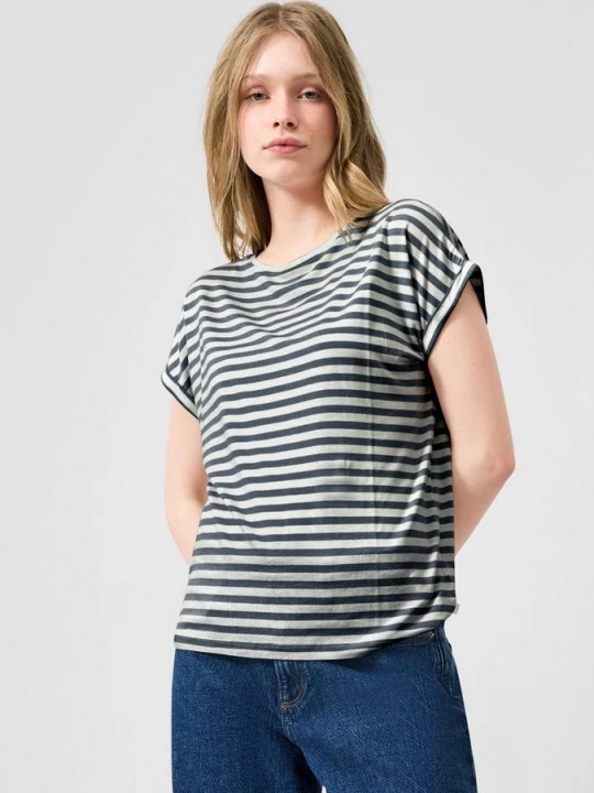 Foto van product T-shirt gemaakt van lyocell-mix QS