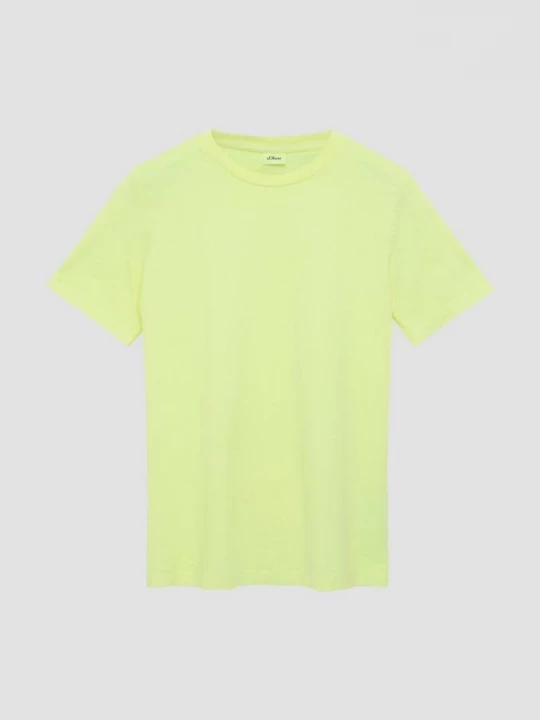 Foto van product T-shirt geverfd s.Oliver geel