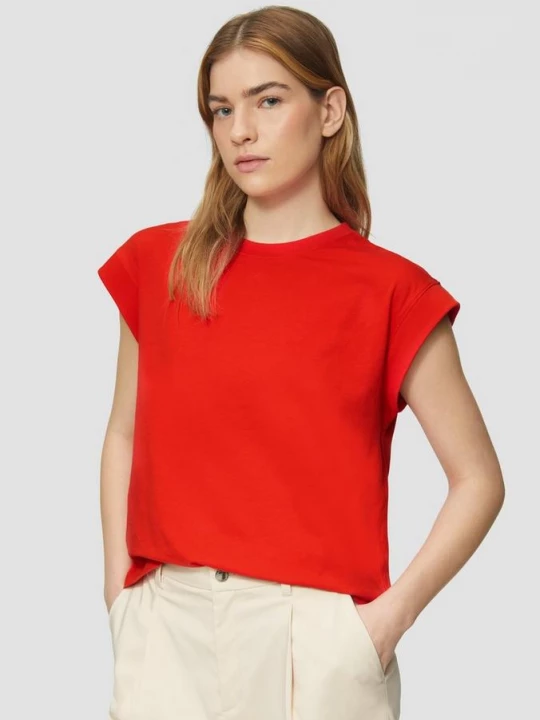 Foto van product T-shirt in een relaxed fit met oversized schouders s.Oliver rood