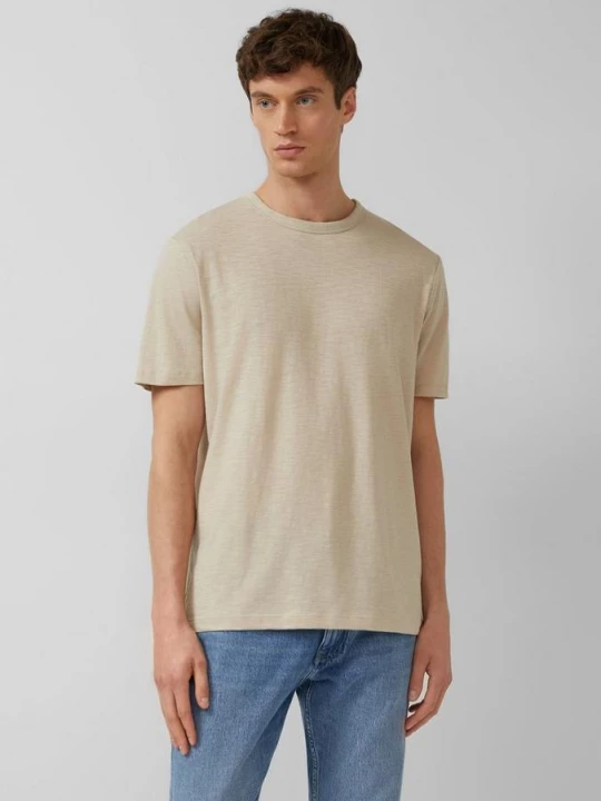 Foto van product T-shirt in gemêleerde look s.Oliver beżowy