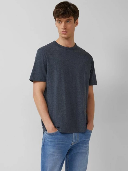 Foto van product T-shirt in gemêleerde look s.Oliver blauw