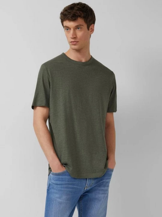 Foto van product T-shirt in gemêleerde look s.Oliver olijfgroen