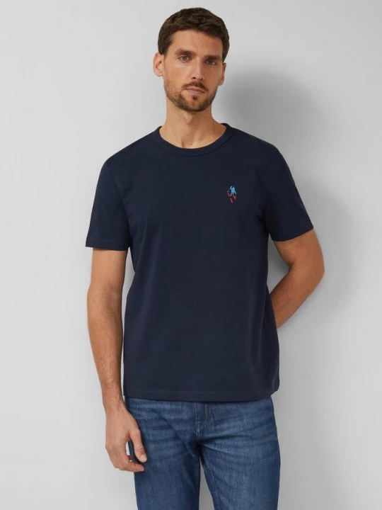 Foto van product T-shirt in zware jersey met artwork | Wintersportcollectie s.Oliver blauw