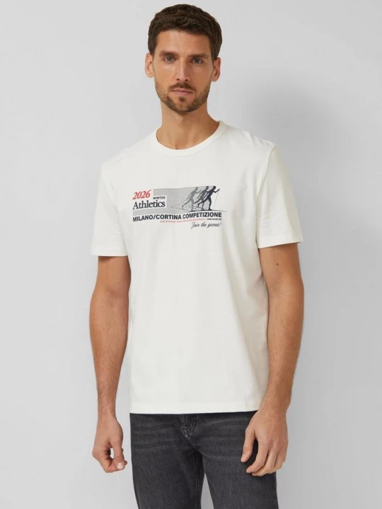 Foto van product T-shirt in zware jersey met artwork | Wintersportcollectie s.Oliver crème