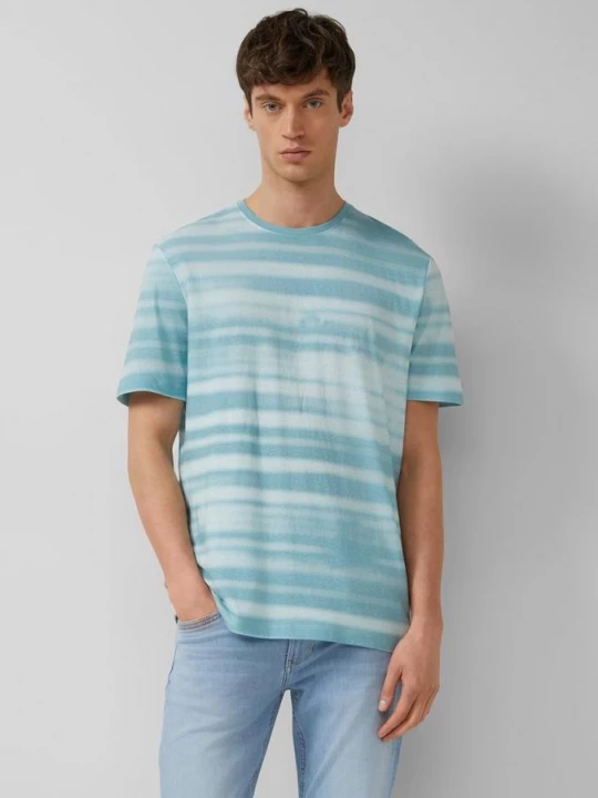 Foto van product T-shirt Linnenmix met all-over print s.Oliver