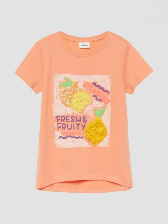 Foto van product T-shirt met artwork in een losse pasvorm s.Oliver
