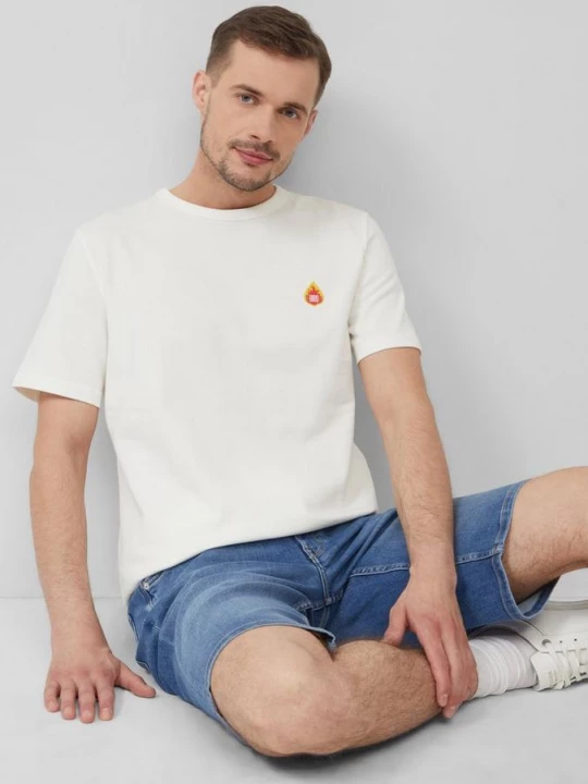 Foto van product T-shirt met barbecuemotief s.Oliver wit