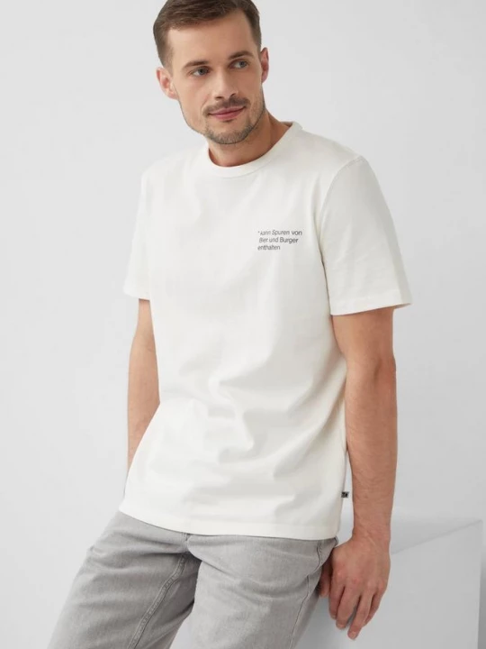 Foto van product T-shirt met barbecuemotief s.Oliver wit