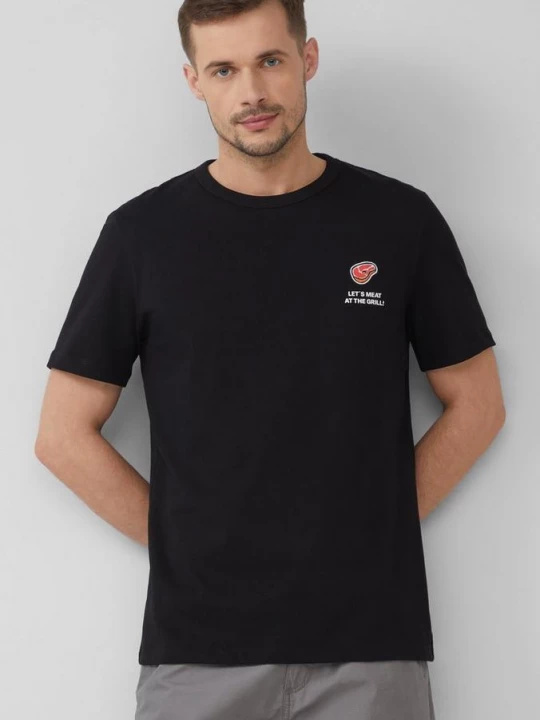 Foto van product T-shirt met barbecuemotief s.Oliver zwart