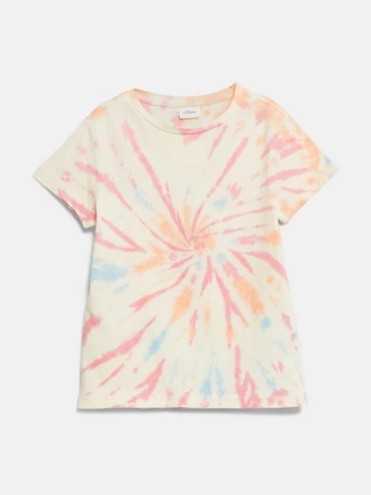 Foto van product T-shirt met batikeffect s.Oliver