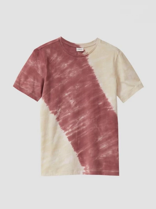 Foto van product T-shirt met batikeffect s.Oliver