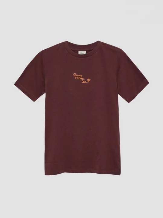Foto van product T-shirt met borduursel s.Oliver