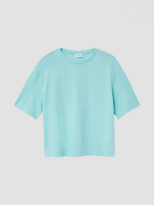 Foto van product T-shirt met boxy fit en print op de achterkant s.Oliver