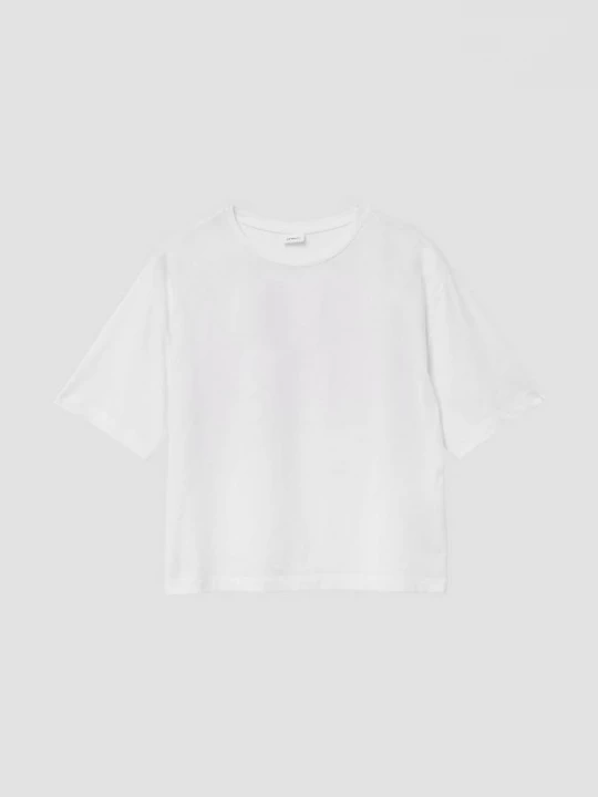 Foto van product T-shirt met boxy fit en print op de achterkant s.Oliver wit