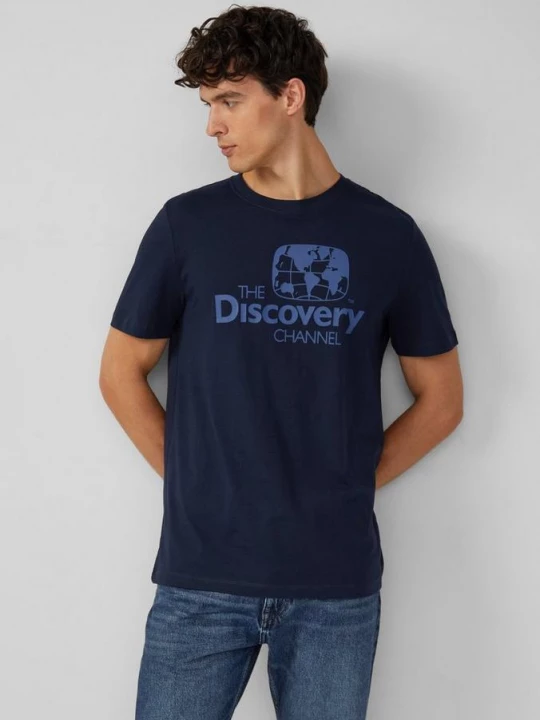 Foto van product T-shirt met Discovery™ opdruk s.Oliver blauw