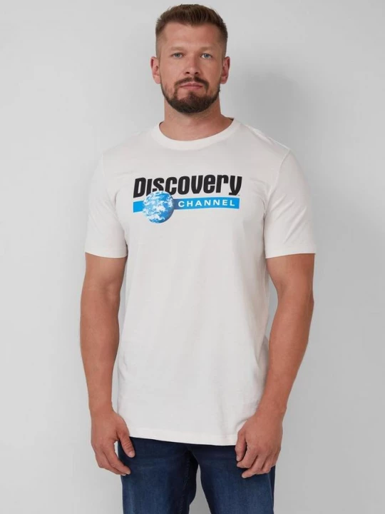 Foto van product T-shirt met Discovery™ opdruk s.Oliver crème