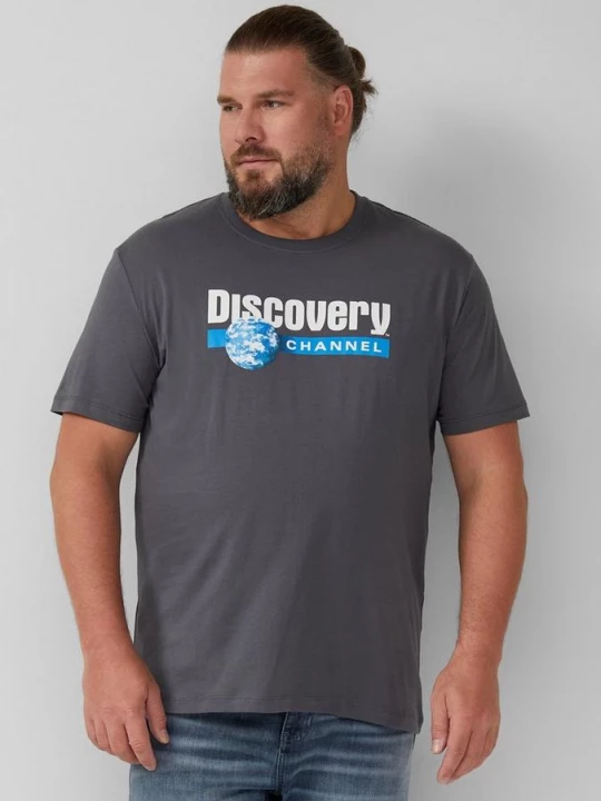 Foto van product T-shirt met Discovery™ opdruk s.Oliver grijs