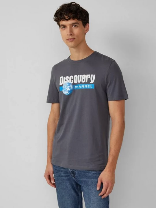 Foto van product T-shirt met Discovery™ opdruk s.Oliver grijs