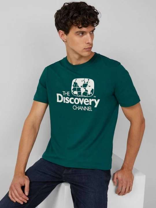 Foto van product T-shirt met Discovery™ opdruk s.Oliver groen