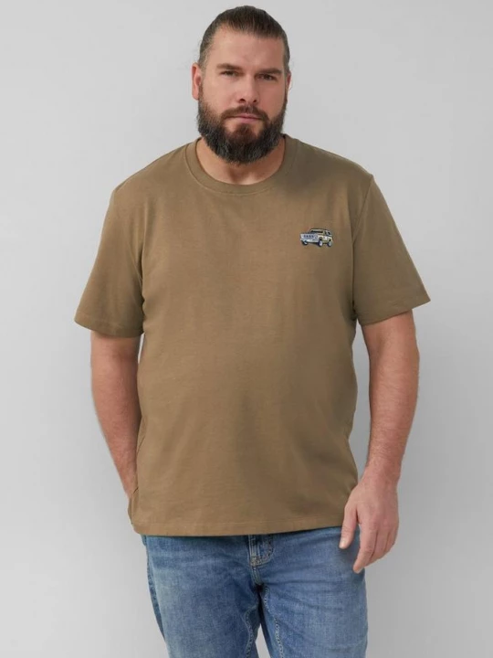 Foto van product T-shirt met Ford®-artwork van zwaar katoen s.Oliver bruin