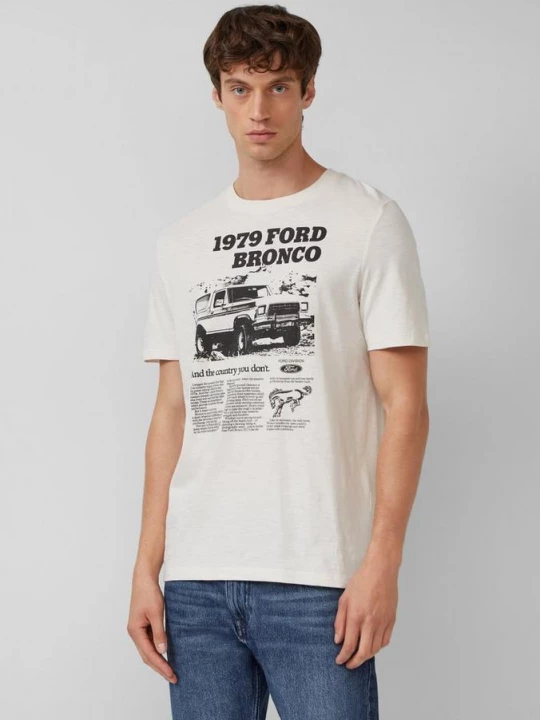 Foto van product T-shirt met Ford® | Discovery Channel® illustraties s.Oliver crème