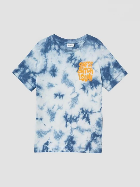 Foto van product T-shirt met gebatikt motief en printdetail s.Oliver