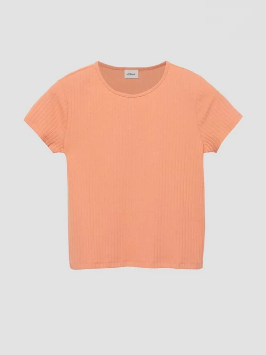 Foto van product T-shirt met geribbelde textuur s.Oliver