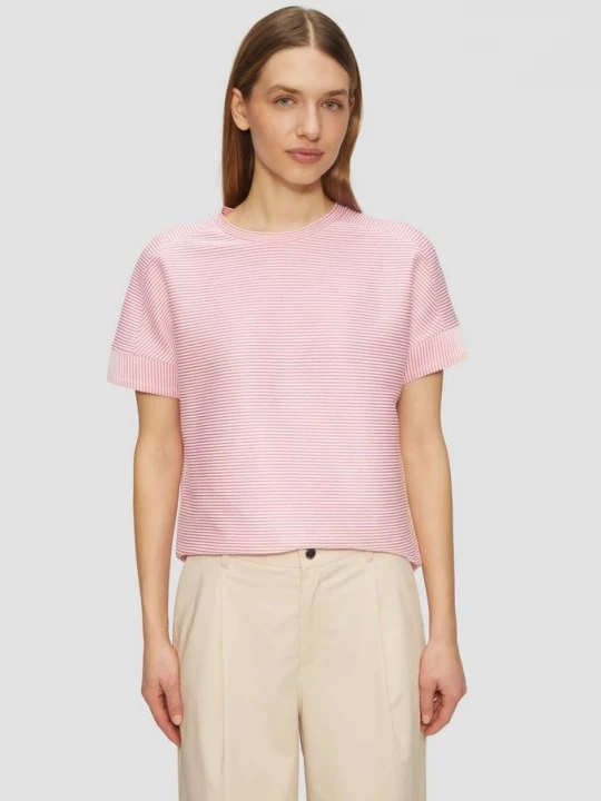 Foto van product T-shirt met gestructureerde strepen in een relaxed fit s.Oliver
