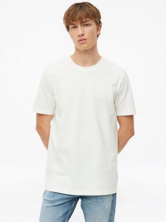 Foto van product T-shirt met jacquardstructuur s.Oliver crème