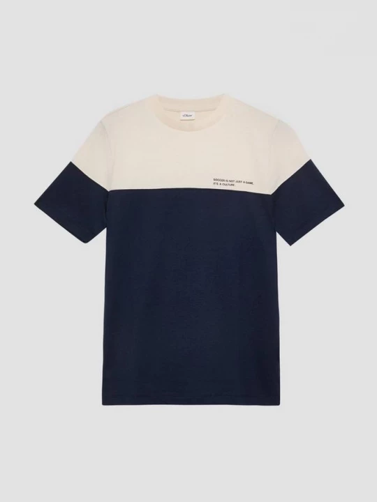 Foto van product T-shirt met kleurblokjes s.Oliver